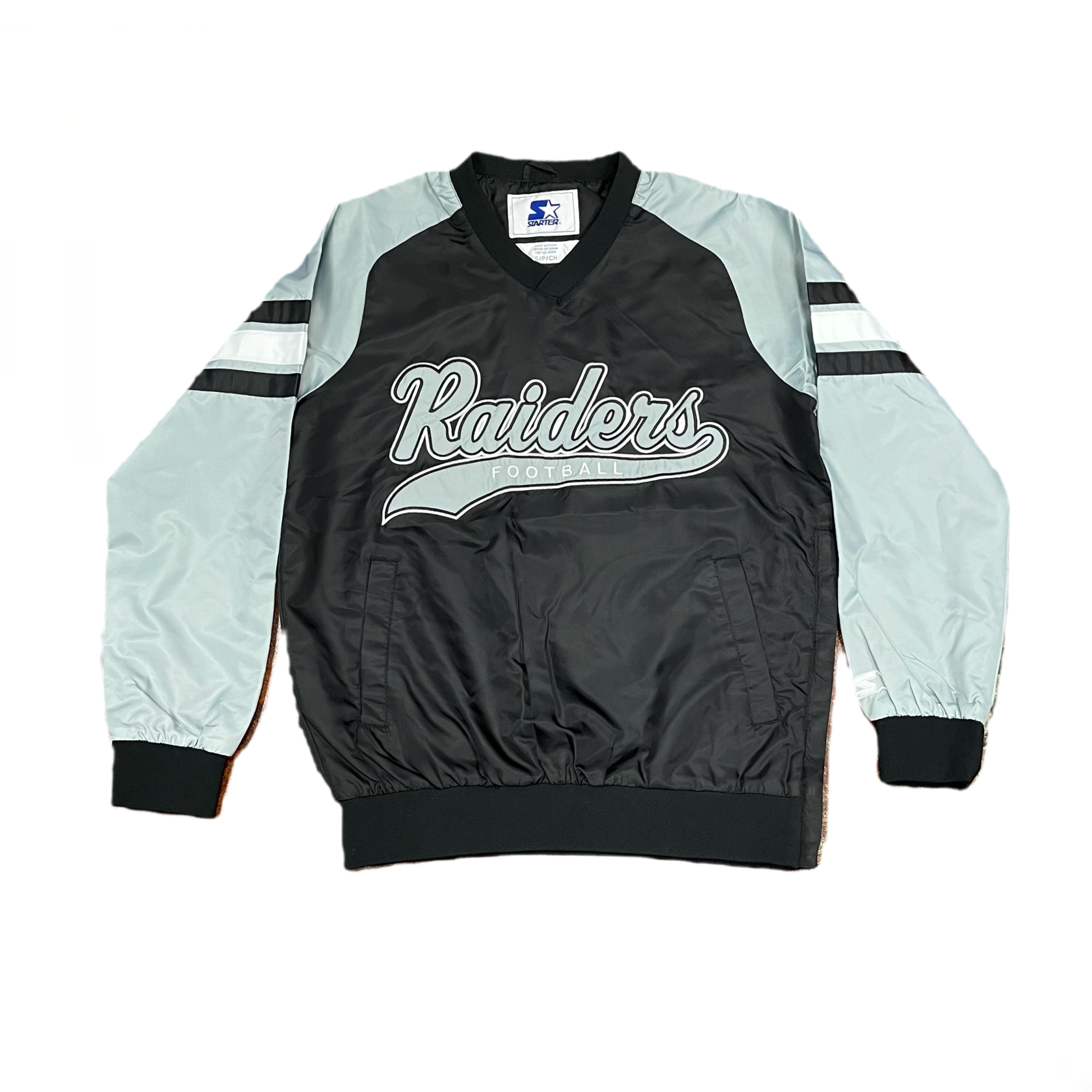 Raiders M Starter The Legend Line Current V-Neck Pullover - The