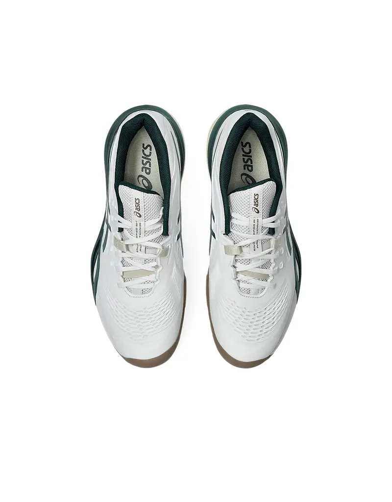 GEL-RESOLUTION X WHITE/SAXON GREEN - Tennis Topia