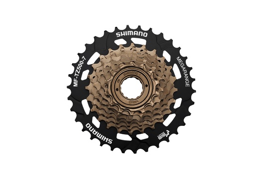 SHIMANO MULTIPLE FREEWHEEL SPROCKET, MF-TZ500-7,7-SPEED, 14-16-18