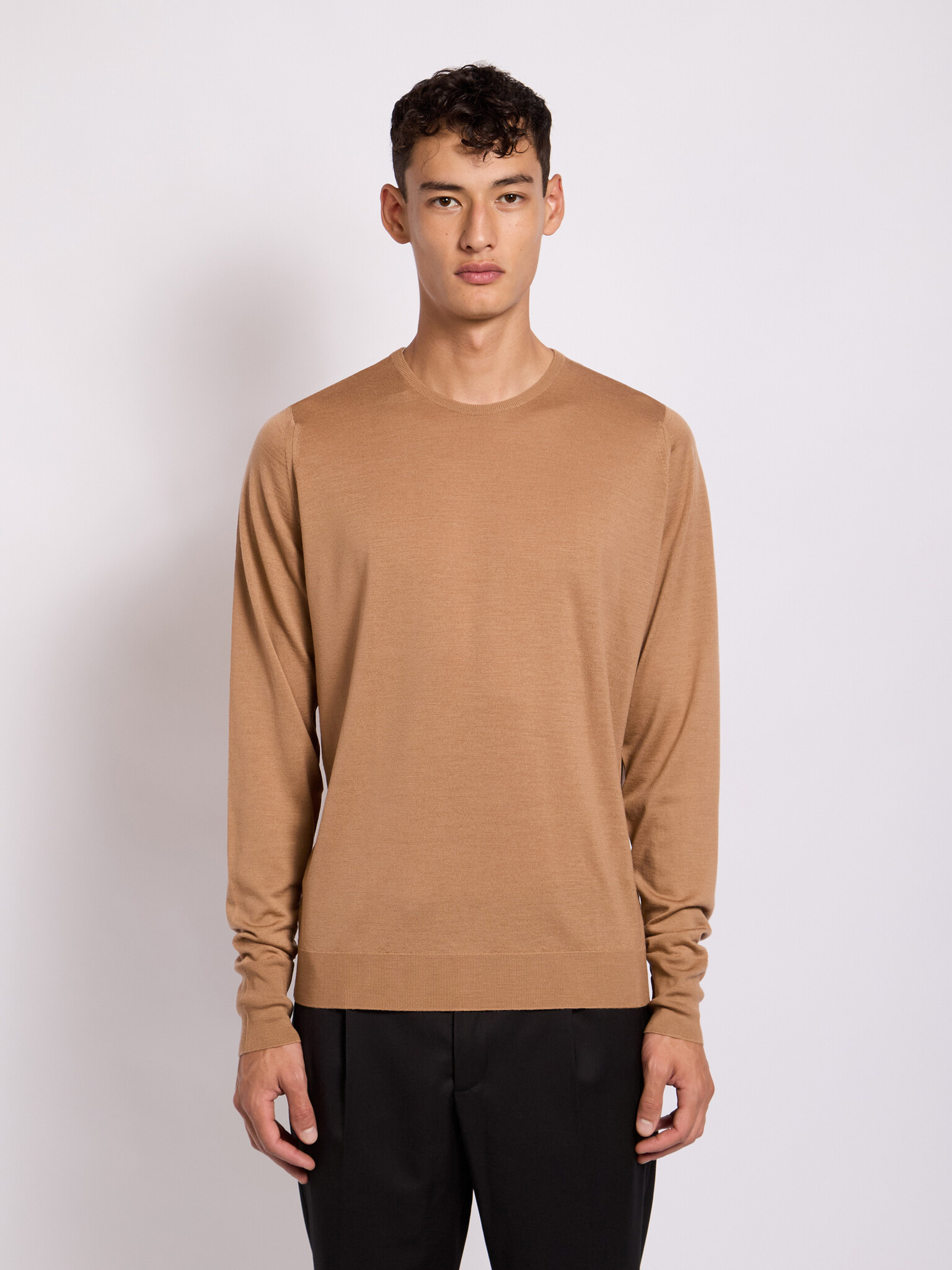John Smedley: Nutmeg Lundy Sweater | Men's Designer Clothes