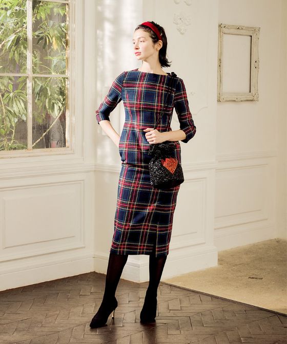 フレンチレトロチェックワンピース｜JENNE(ジェンヌ)公式通販：パリ