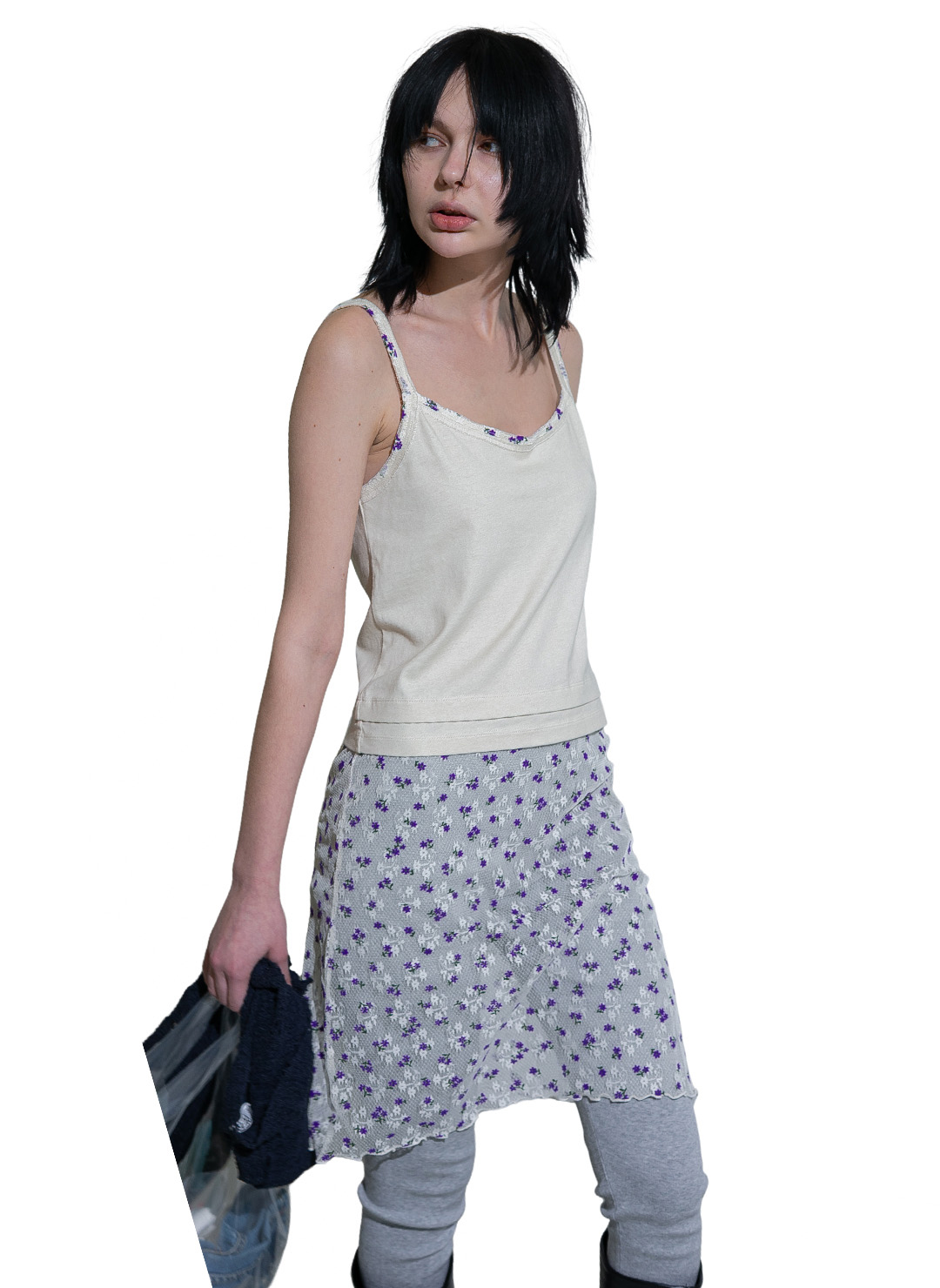 PERVERZE Combined Strap Dress