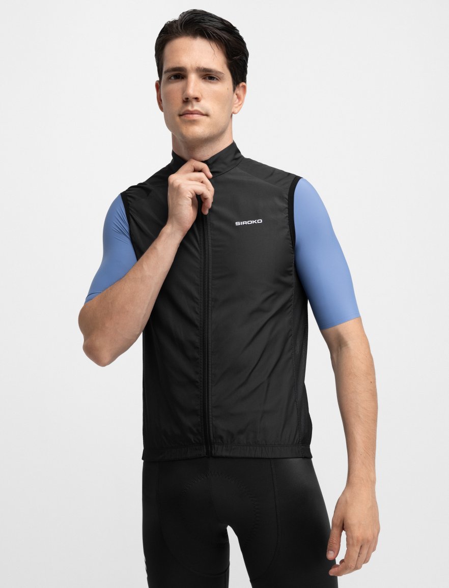Windproof Cycling Vest Siroko V1 Blaast | SIROKO