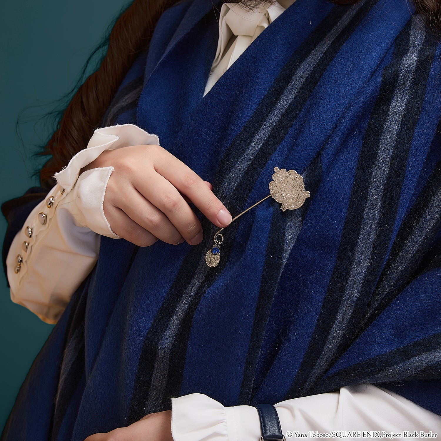 シエル・ファントムハイヴ モデル ストール&ストールピン 黒執事 -寄宿