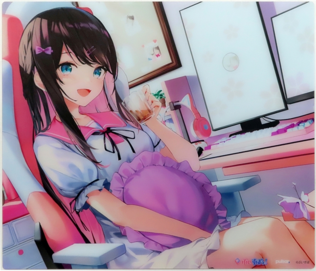 ぶいすぽ花芽なずなキーボード＋ガラスマウスパッド＋マウスパッド VSPO! GEAR ガラスマウスパッド