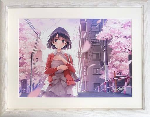 シ*ん様 複製原画　冴えない彼女の育て方　プリモアート　深崎暮人　霞ヶ丘詩羽 冴 冴えない彼女の育てかた 深崎暮人画集 上 Flat.」深崎暮人 [画集