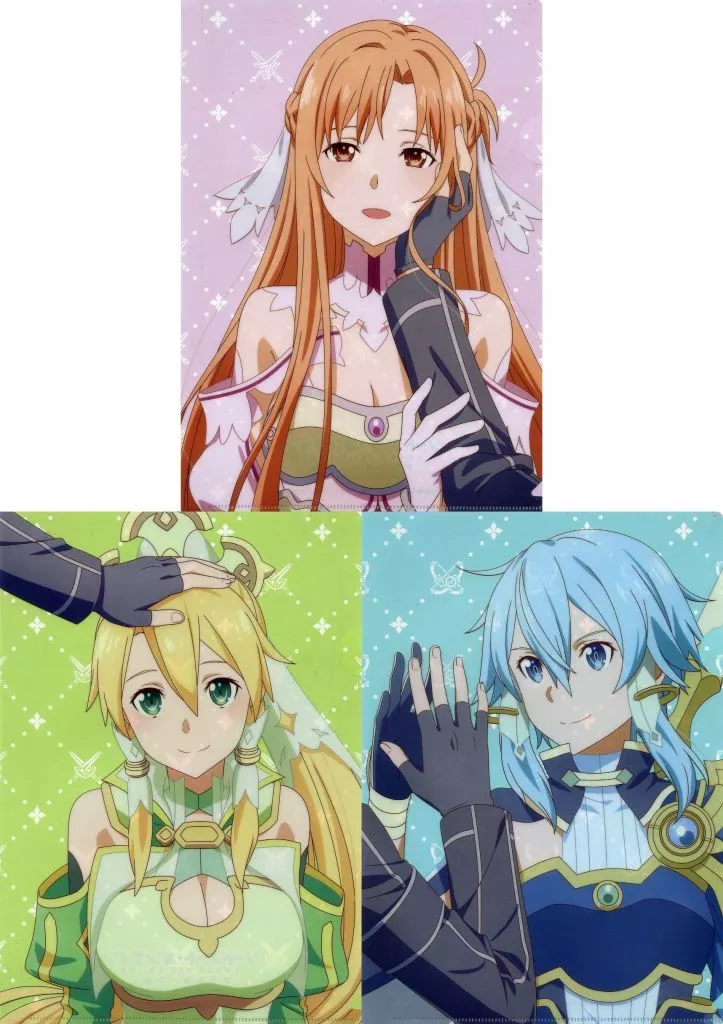 ソードアートオンラインABEMA アクリルチャーム アスナ、シノン