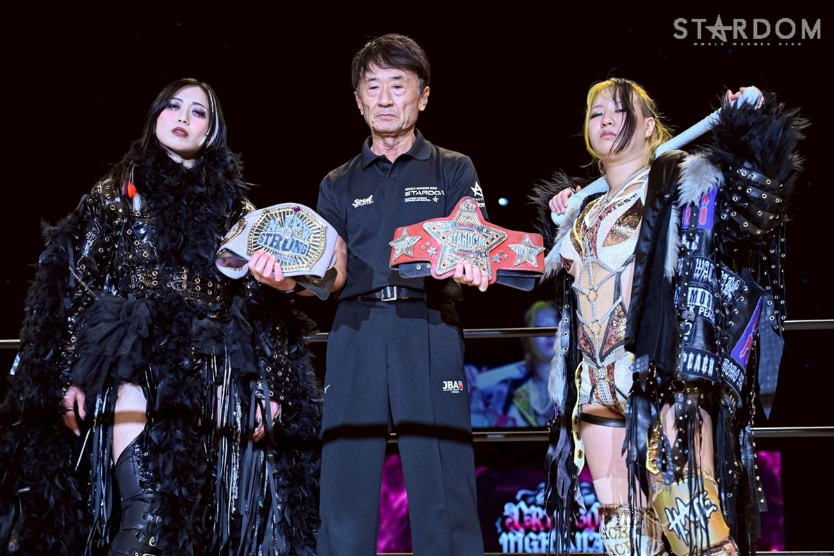 スターダム】上谷沙弥、同門・渡辺桃との21分死闘を制し2冠防衛「最高