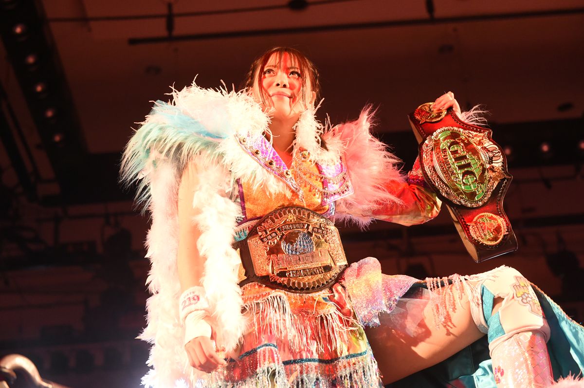 マリーゴールド】岩谷麻優、デビュー15周年記念試合で林下詩美を撃破し