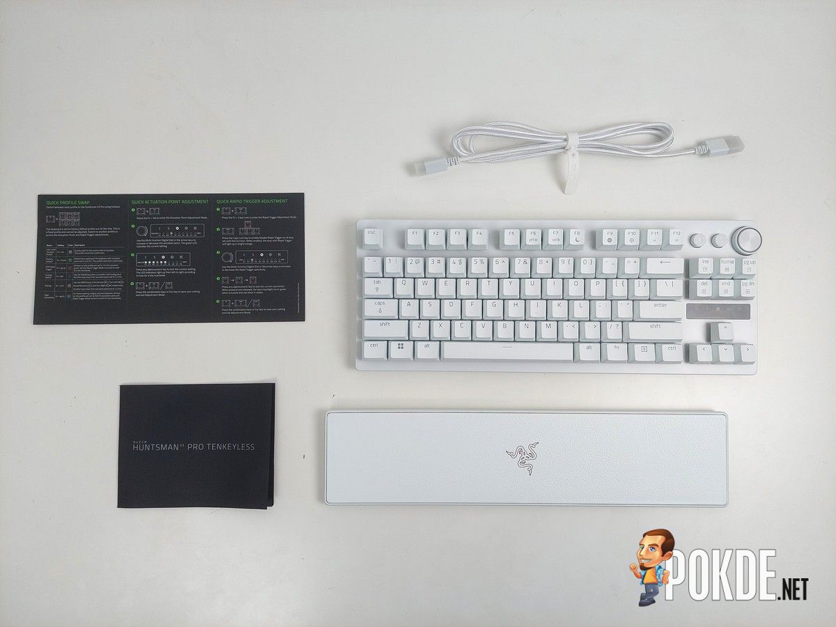 Razer Huntsman V3 Pro TKL White Edition Review - The Cheat Code Of
