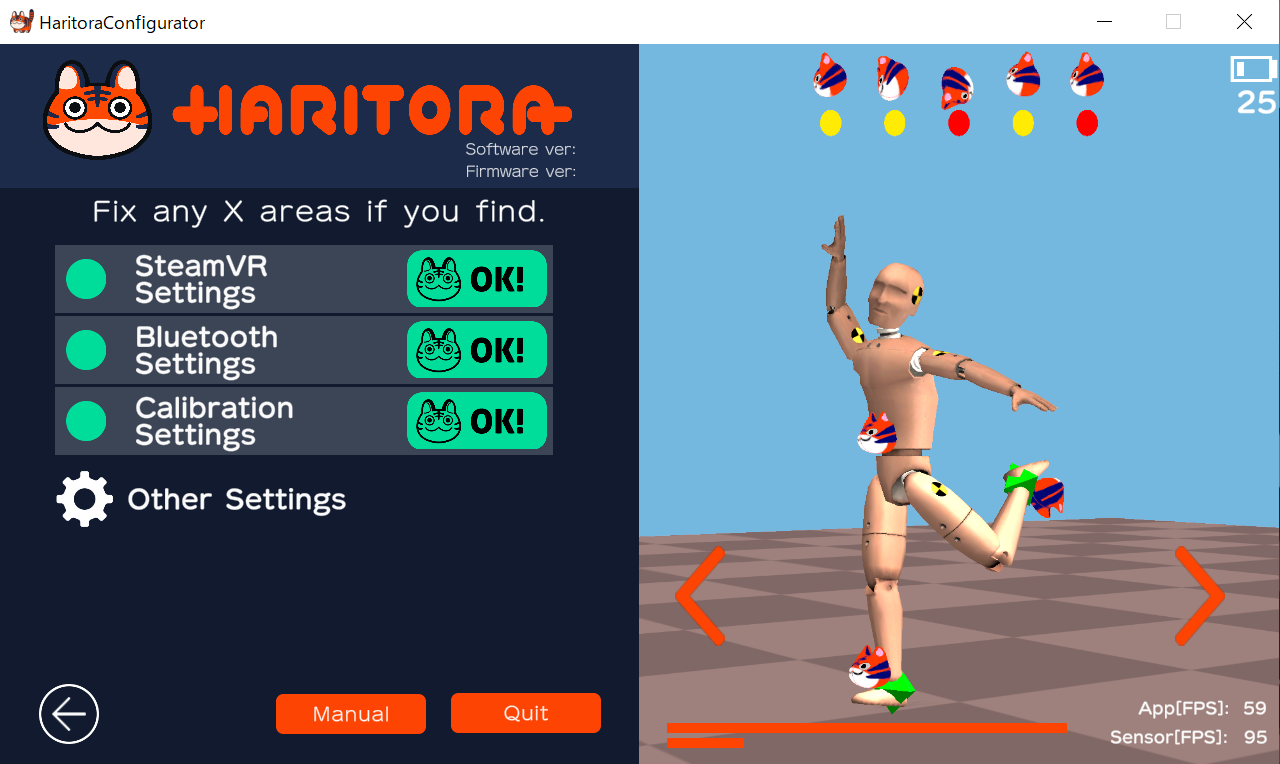 HaritoraX 1.1B - Wireless full-body tracking device | Shiftall