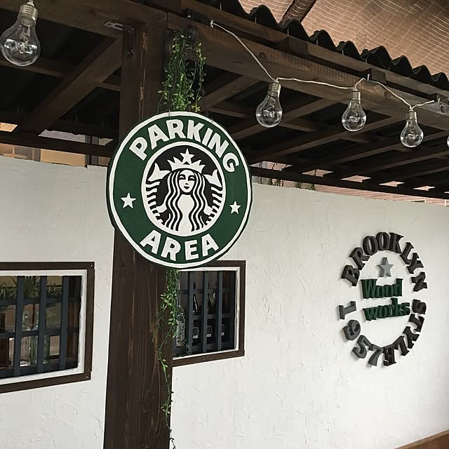 スタバ風 スタバ風看板のインテリア実例 ｜ RoomClip（ルームクリップ）