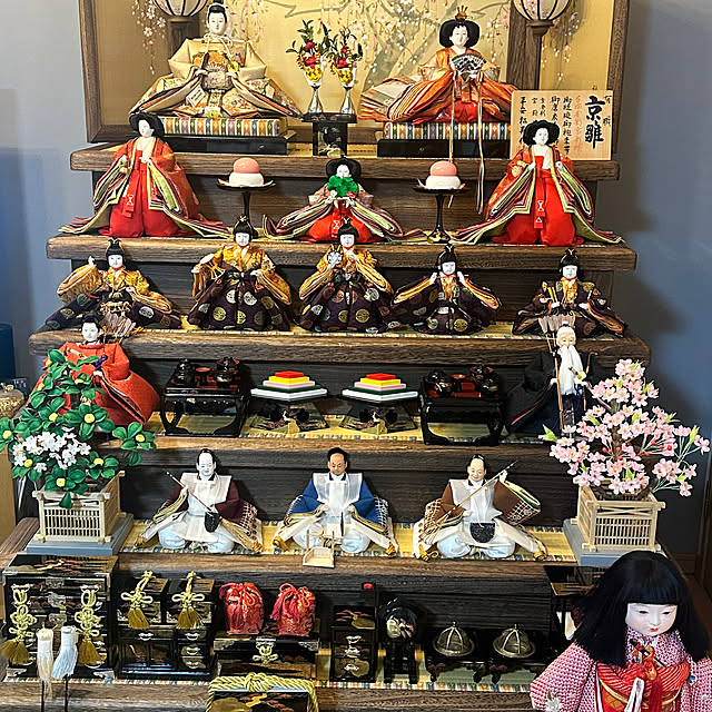 7段飾り雛人形のインテリア実例 ｜ RoomClip（ルームクリップ）