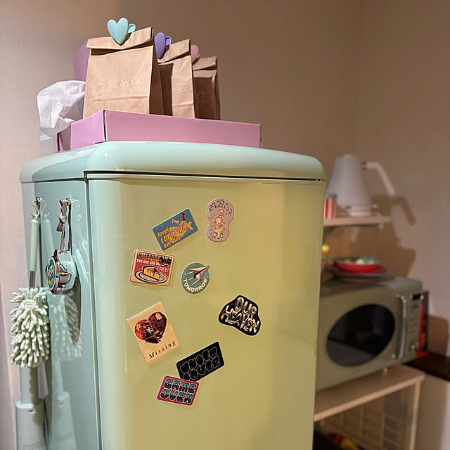 冷蔵庫 ミントグリーンのおすすめ商品とおしゃれな実例 ｜ RoomClip