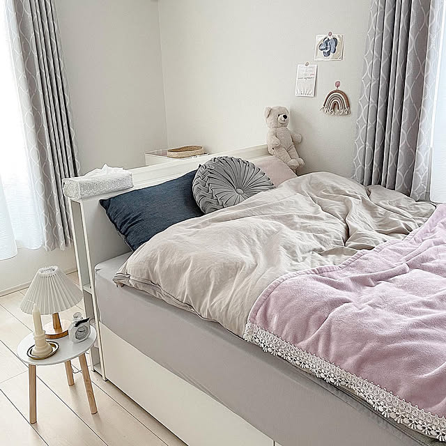 ニトリ ダブルベッドフレーム引出し付(カイト3 WH フカヒキ31) - 通販