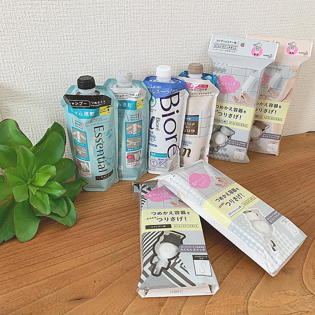 エッセンシャルさらさら速乾シャンプー 詰め替え 340ml 1本 花王