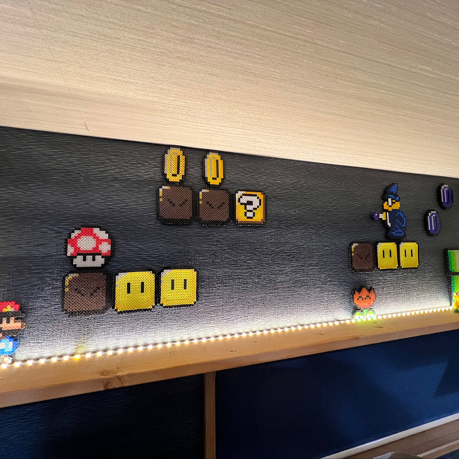 くろがね スーパーマリオワールド 壁掛収納 【公式通販】