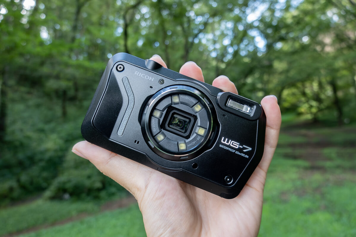 リコーの防水カメラ「RICOH WG-7」レビュー！アウトドアからビジネス