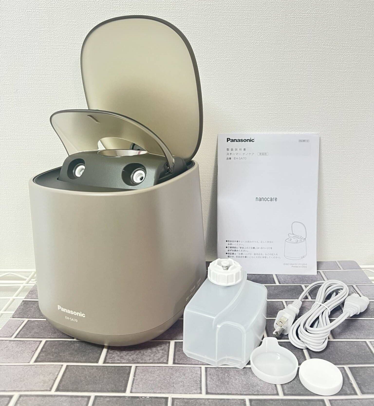 エステジェンヌ イオンスチーマー ナノケア EH 2492-G☆クールパター