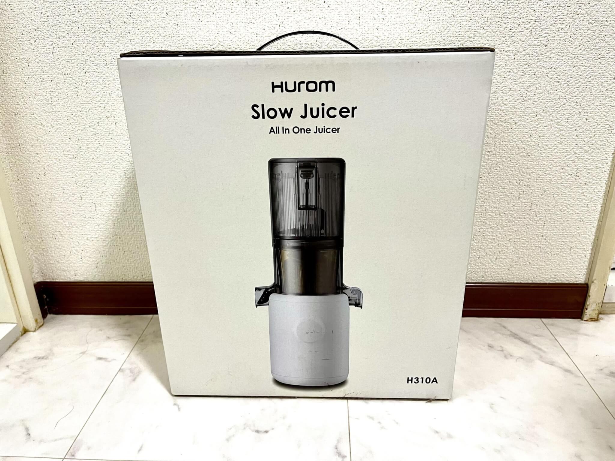 HUROM スロージューサー H310Aを実際に使ってレビュー！手間なく手軽に