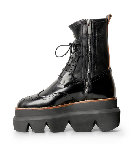 サカイ - sacai | Wingtip Engineer Sock Boots-Black-37の通販