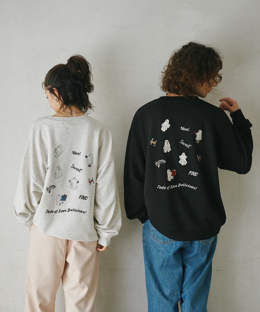 WEB限定】「Power To The People」オバケシシュウスウェット(M