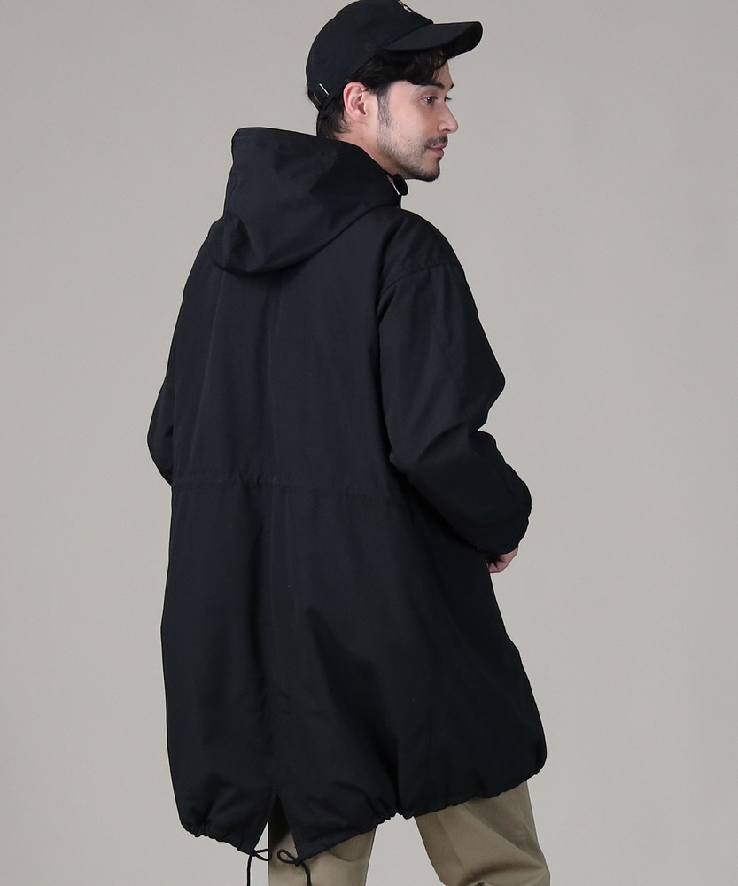 中綿モッズコート メンズ(S ブラック): ジャケット/アウター｜Right-on