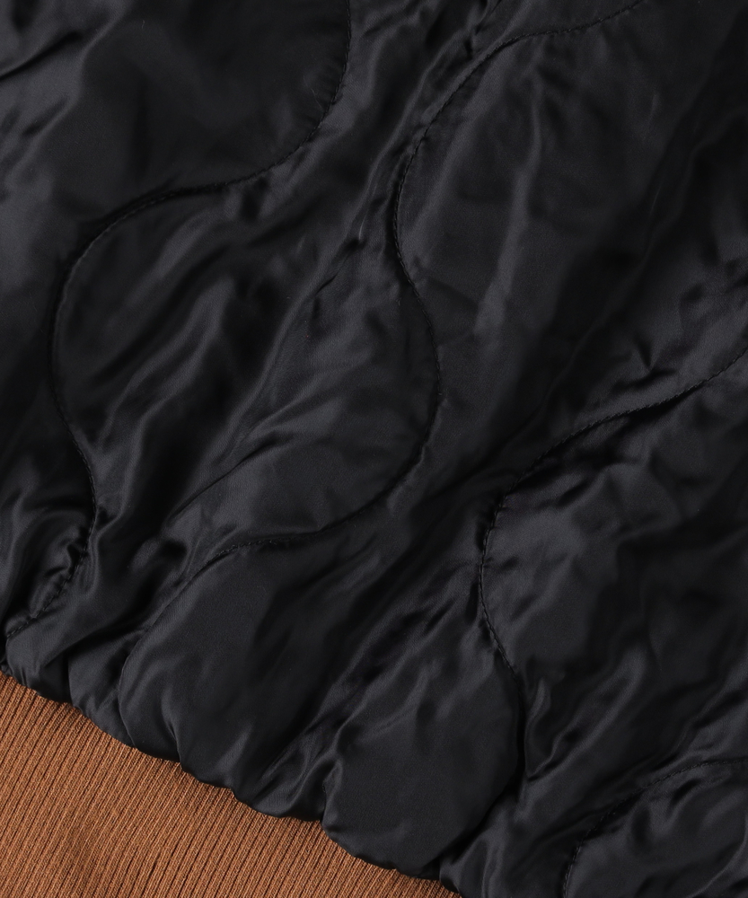 コットンダックフード付きブルゾン/セットアップ対応(M ブラック