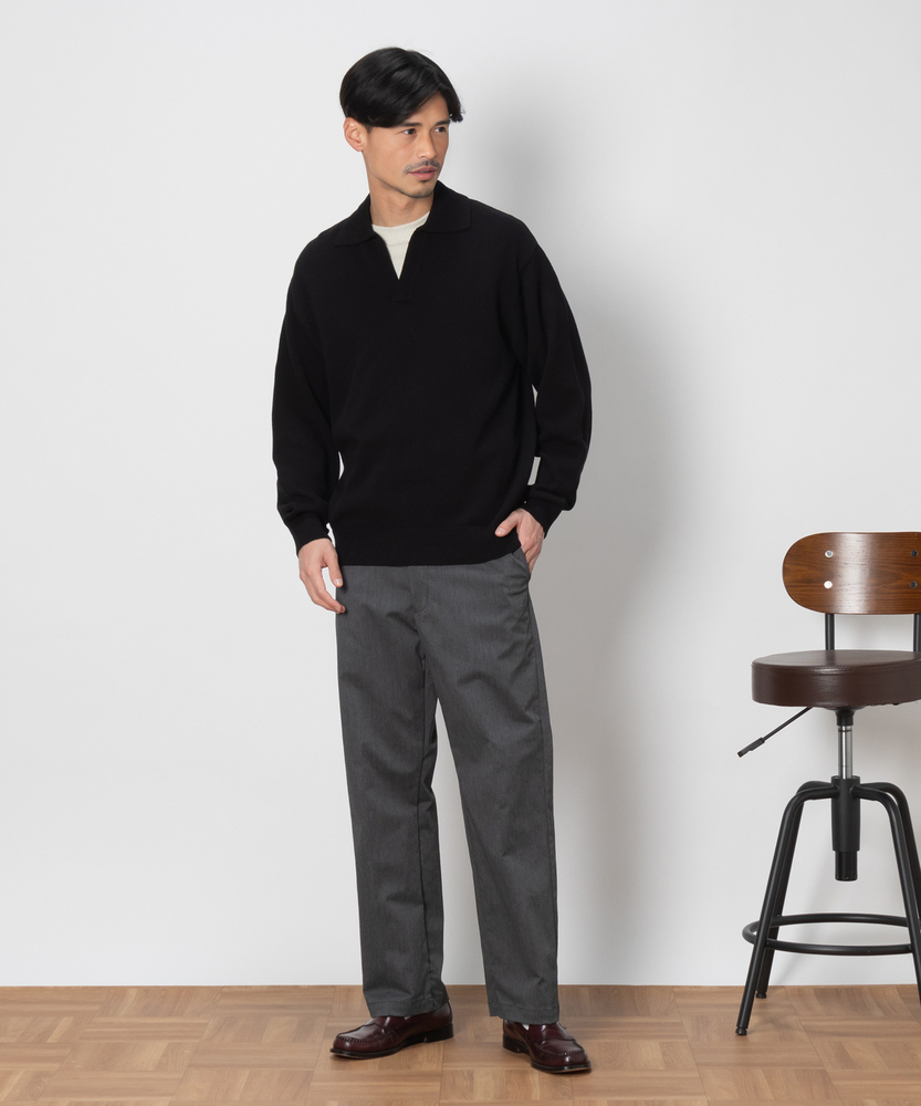 ストレッチチノトラウザー【自宅で試着、返品送料無料】(S ベージュ