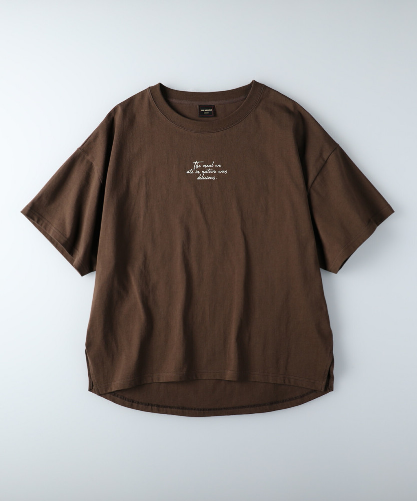 イラストプリントTシャツ(M ブラウン): トップス｜Right-on公式