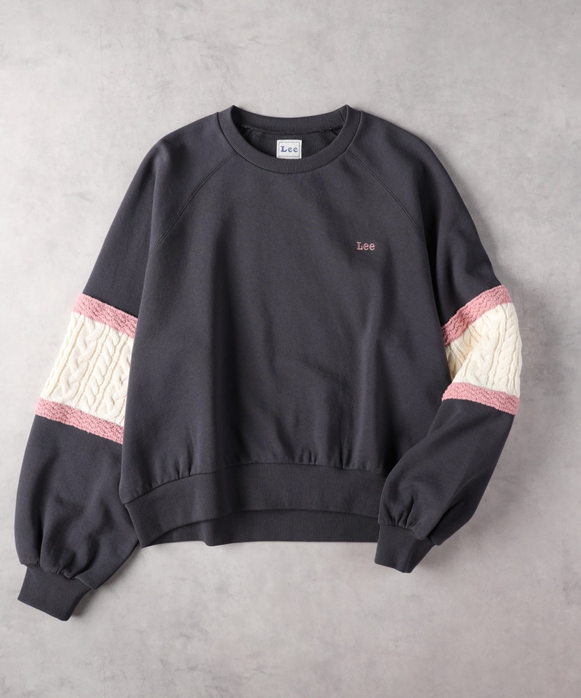 ニット切替スウェット(M ダークグレー): トップス｜Right-on公式