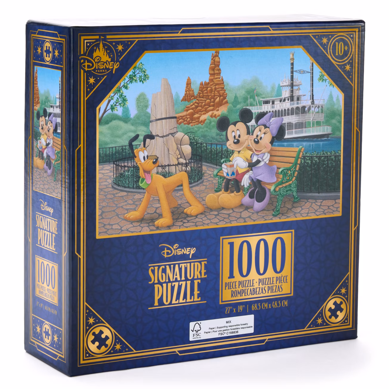 Mickey, Minnie and Pluto in Disneyland 1000 Piece Puzzle | Disney