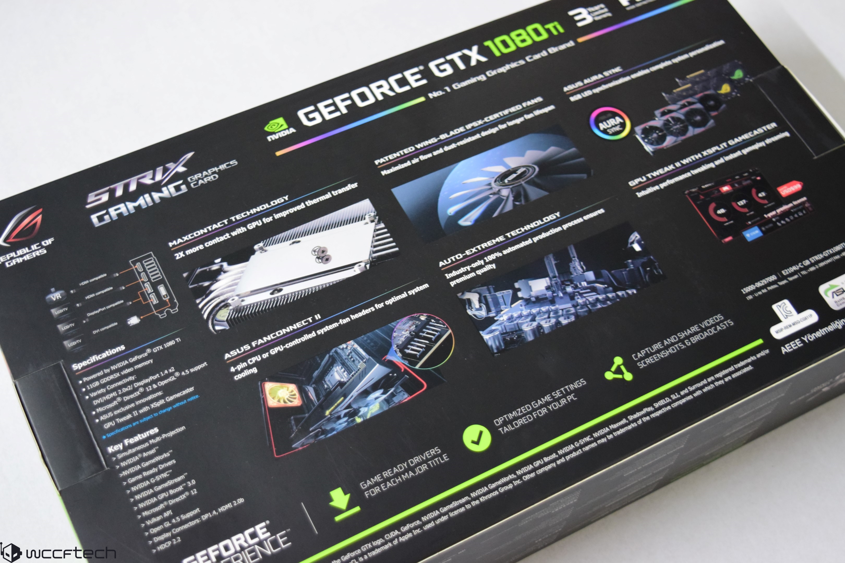 ASUS ROG STRIX GTX 1080 Ti OC Graphics Card Review