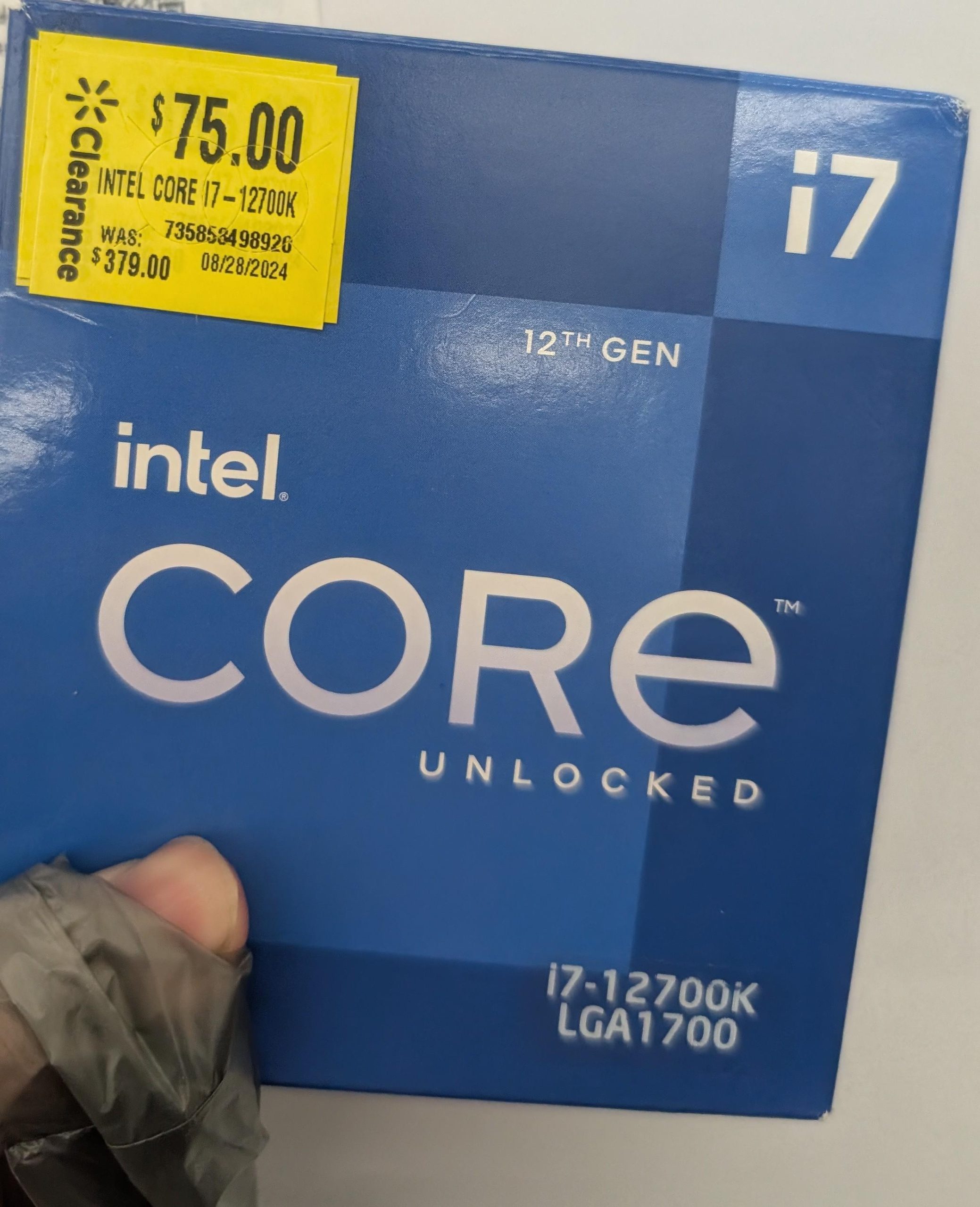 Lucky Customer Snags Away Intel's Core i7-12700K For Just $75 At a