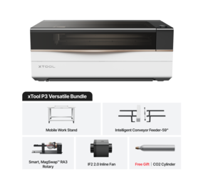xTool P3 Versatile Bundle – Complete 80W CO₂ Laser Set - FilRight