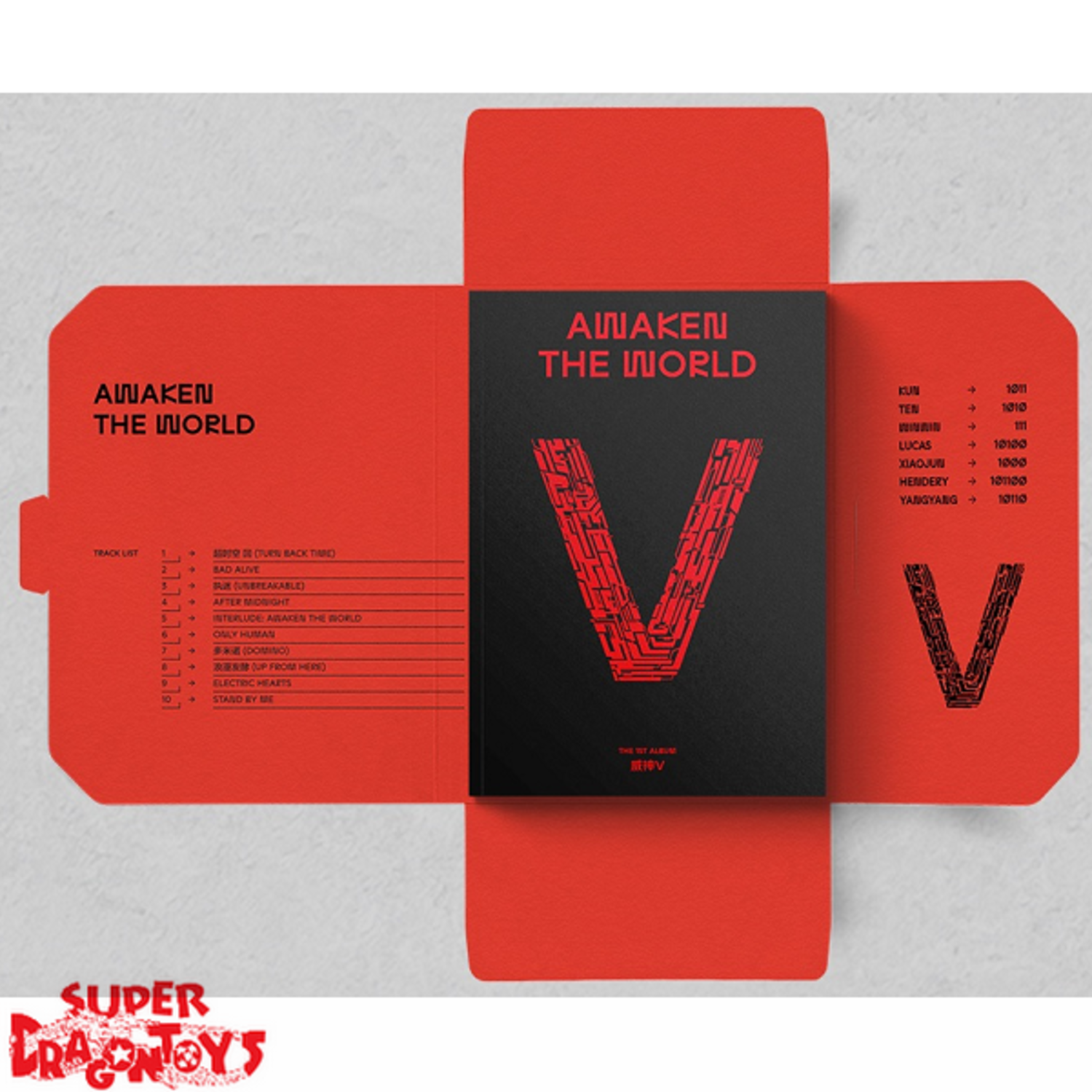 RESTOCK] WAYV (웨이션브이) - AWAKEN THE WORLD - 1ST ALBUM - SUPER