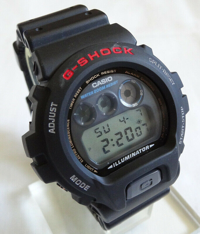 1995 Vintage MENS Casio DW6900-1V 1289 G-Shock DW6900 Watch GShock