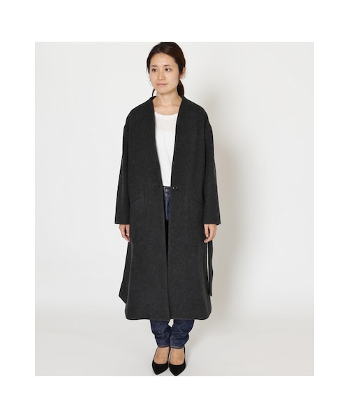 IENA（イエナ）の「《予約》ウールモッサーノーカラーコート