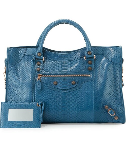 BALENCIAGA（バレンシアガ）の「Balenciaga Giant 12 Python City Bag
