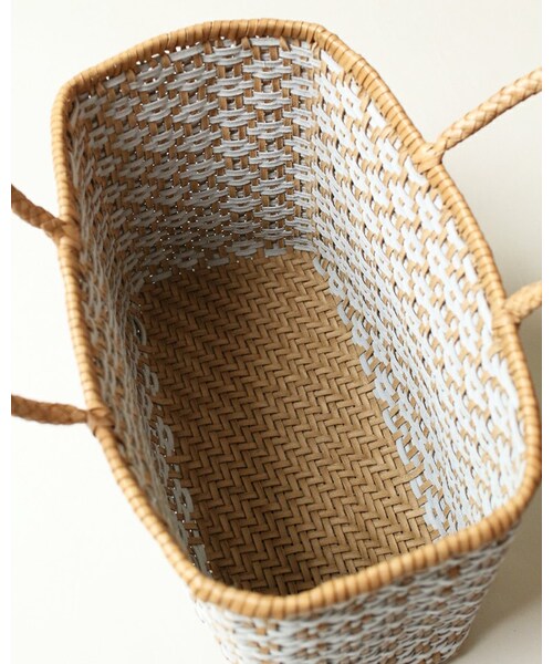 45R（フォーティファイブアール）の「花編みレザーかごバッグ（）」 - WEAR