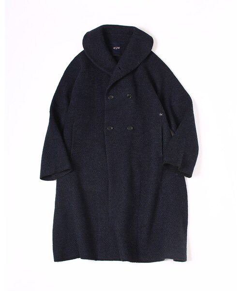 45R（フォーティファイブアール）の「ツイルKNIT PEA COAT（）」 - WEAR