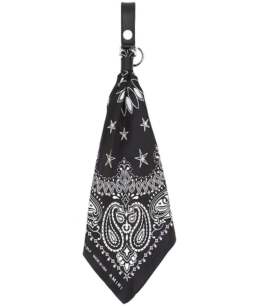 AMIRI（アミリ）の「Amiri - バンダナ キーホルダー - men - レザー