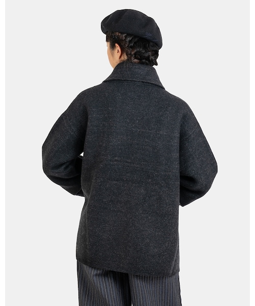 45R（フォーティファイブアール）の「縮絨ウールのPラップジャケット