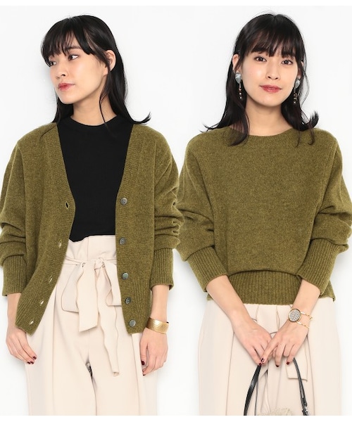 ADAM ET ROPE'（アダムエロペ）の「ヤク2WAYカーディガン（）」 - WEAR