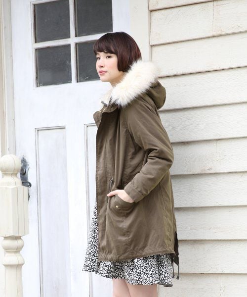 LEPSIM（レプシィム）の「【WEB先行予約】ファーライナーモッズコート