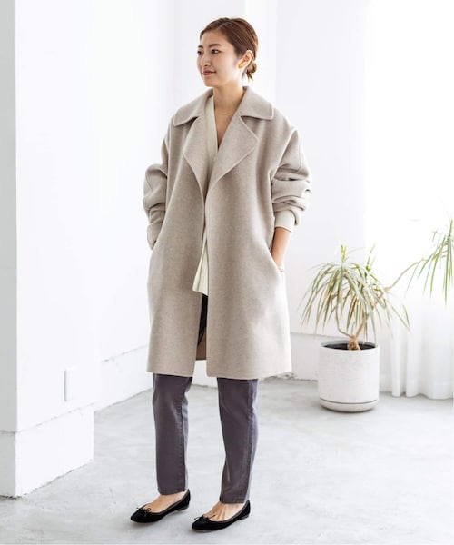 IENA（イエナ）の「MANTECO PUREダブルフェイスショートコート