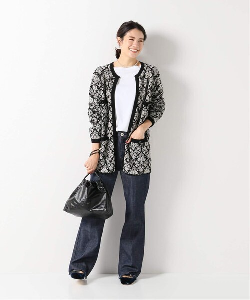 IENA（イエナ）の「ニットジャガードジャケット（）」 - WEAR