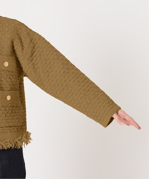 IENA（イエナ）の「《予約》ツイードニットジャケット（）」 - WEAR