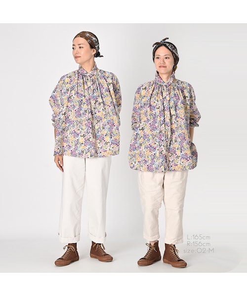 45R（フォーティファイブアール）の「インドカディ秋の実プリントのく