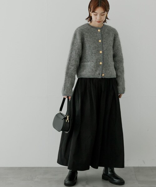 URBAN RESEARCH（アーバンリサーチ）の「アルパカシャギーGOLDボタン